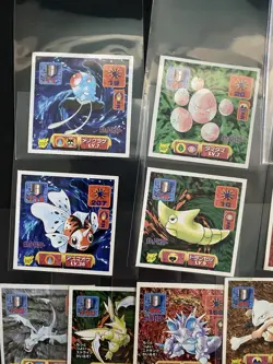 Pokemon Amada Sticker Lot 1997 6 - Image 2