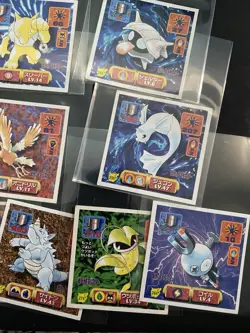 Pokemon Amada Sticker Lot 1997 6 - Image 4