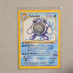 Pokemon Poliwhirl Base Set Shadowless 1st Edition Uncommon 038/102 English - Image 1