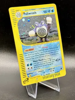 Poliwrath 024/165 Holo Pokemon Expedition 2002 Wotc Vintage MP/LP - Image 1