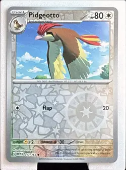 Pidgeotto 017/165 C 151 Pokemon Reverse Holo NM/M MEW - Image 1