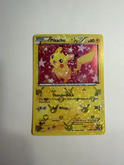 LP Pikachu RC7/RC25 Legendary Treasures Radiant Collection Holo Pokemon card - Image 1