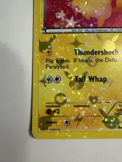 LP Pikachu RC7/RC25 Legendary Treasures Radiant Collection Holo Pokemon card - Image 3