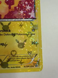 LP Pikachu RC7/RC25 Legendary Treasures Radiant Collection Holo Pokemon card - Image 4