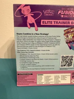 Pokemon Fusion Strike Elite Trainer Box SWSH08 Factory Sealed WORN BOX descripti - Image 4