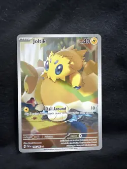 Joltik 196/182 Illustration Rare Holo Paradox Rift Pokemon NM - Image 1
