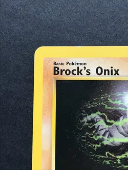 Brock's Onix 21/132 Gym Heroes Rare - Vintage Pokemon Card WOTC 1999 #2 - Image 2