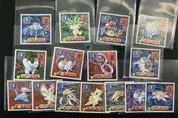 Pokemon Amada Sticker Lot 1997 5 - Image 1