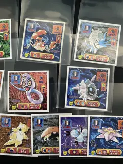 Pokemon Amada Sticker Lot 1997 5 - Image 3