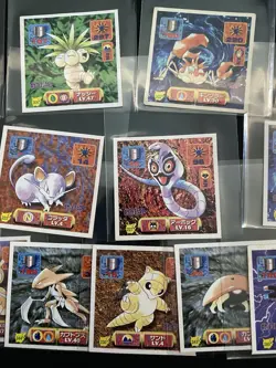 Pokemon Amada Sticker Lot 1997 5 - Image 5