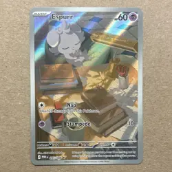 Pokemon TCG Espurr Rare Full Art Holo Card 095/088 English Perfect Order - Image 2