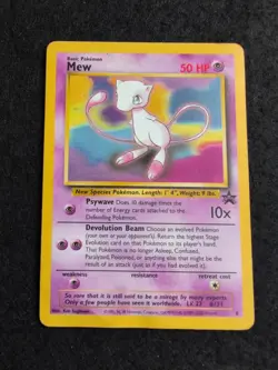2000 Pokemon Mew 8 Black Star Promo - Image 1