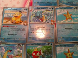 Pokemon TCG Pokemon Misty's Card Lot, Gyarados, Psyduck, Lapras, Magikarp - Image 5