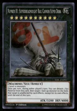 Number 81: Superdreadnought Rail Cannon Super Dora Dark Illusion TDIL-EN091 LP - Image 1