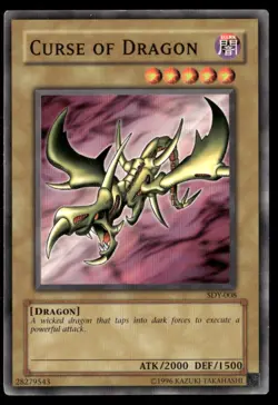 Curse of Dragon Starter Deck: Yugi SDY-008 Common / Short Print Yugioh LP - Image 1