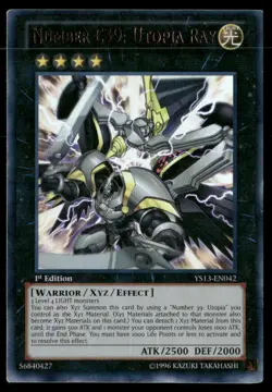 Number C39: Utopia Ray Super Starter: V for Victory YS13-EN042 Yugioh DMG - Image 1