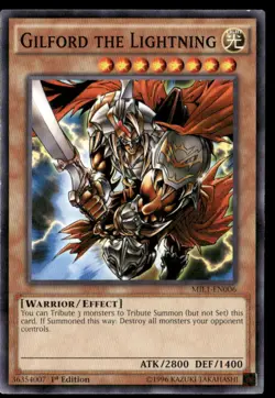 Gilford the Lightning Millennium Pack MIL1-EN006 Common / Short Print Yugioh MP - Image 1