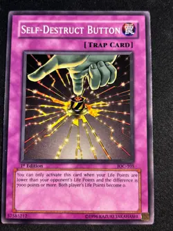 Self-Destruct Button - IOC-105 - Common - 1st Edition - LP - Image 1