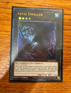 Abyss Dweller RA02-EN033 Ultra Rare 1st Edition NM Yugioh - Image 1