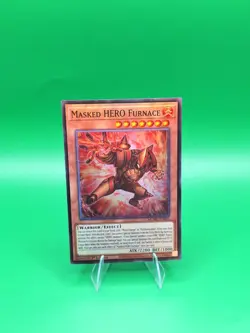 Konami Yu-Gi-Oh! Masked HERO Furnace 1st Ed MZMI-EN015 Super Rare Foil - Image 1