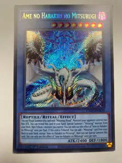 Ame no Habakiri no Mitsurugi (Secret Rare) L26D-ENM10 Near Mint Yugioh - Image 1