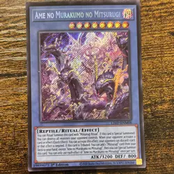 🔥Ame No Murakumo No Mitsurugi 1st Edition L26D-ENM08 Secret Rare YuGiOh!🔥 - Image 1