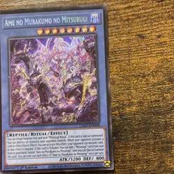 🔥Ame No Murakumo No Mitsurugi 1st Edition L26D-ENM08 Secret Rare YuGiOh!🔥 - Image 3