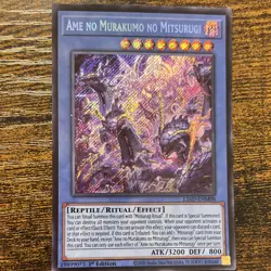 🔥Ame No Murakumo No Mitsurugi 1st Edition L26D-ENM08 Secret Rare YuGiOh!🔥 - Image 4