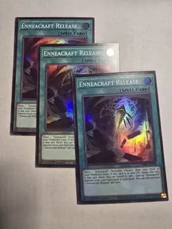3x Enneacraft Release 1st Edition Super Rare PHRE-EN025 Yu-Gi-Oh! - Image 1