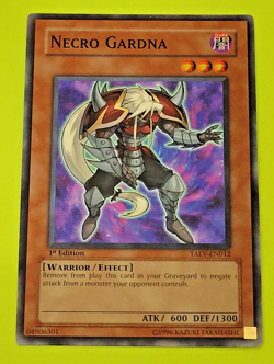 Yu-Gi-Oh Necro Gardna 1st Edition Super Rare TAEV-EN012 Nm - Image 1