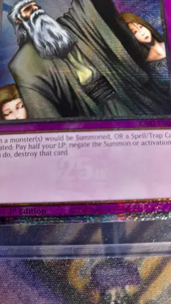 Solemn Judgement - 1st Ed - Quarter Century Secret Rare - RA02 EN075 - YuGiOh - Image 2
