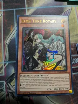 Kewl Tune Rotary x3 1st Edition Foil Cyberse Tuner Effect BLZD-EN021 Yu-Gi-Oh! - Image 2
