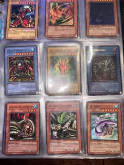 yugioh Yu-gi-oh vintage binder collection lot holos and commons 1st editions - Image 1