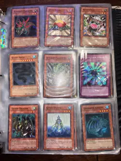 yugioh Yu-gi-oh vintage binder collection lot holos and commons 1st editions - Image 2
