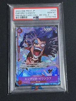 PSA10 Emporio Ivankov One Piece Card Japanese - Image 1