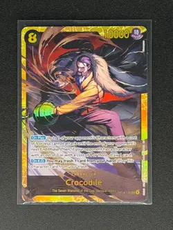 One Piece Card Game Crocodile OP14-120 SEC | Special Foil | Near Mint - Image 1