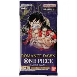 One Piece JAPANESE OP-01 ROMANCE DAWN x1 SEALED Pack - Image 1