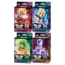 Bandai Dragon Ball Super Card Game Fusion World Start Deck Set of 4 (1 each) Son - Image 1