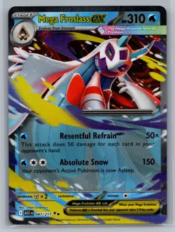 Mega Froslass ex ME: Ascended Heroes #047/217 Holo Pokemon Card - Image 1