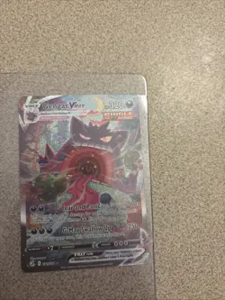 Pokemon TCG SWSH08 Fusion Strike Gengar VMAX Holo Card 157/264 Near Mint Rare 2 - Image 1