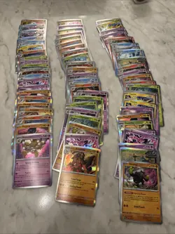 Approx 65 Pokemon Holo Cards – TWW Twilight Masquerade Set No Energy Or Code - Image 1