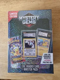 Pokemon TCG: Limited Edition Mystery Gems (1 Graded Card/1 Pack) - Image 1