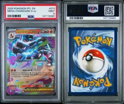 PSA 9 MINT Mega Charizard X EX 013 Phantasmal Flames Pokemon Card - Image 3