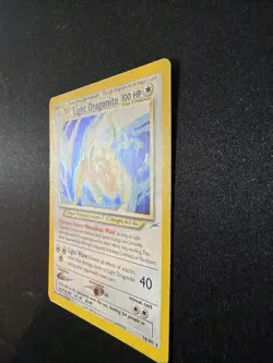 Pokemon TCG Light Dragonite Neo Destiny Holo Card 14/105 Unlimited Rare MP - Image 3