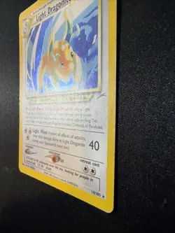 Pokemon TCG Light Dragonite Neo Destiny Holo Card 14/105 Unlimited Rare MP - Image 5