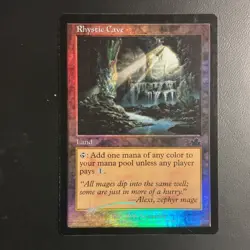 Wizards of the Coast Magic: The Gathering Rhystic Cave Land Foil Prophecy - Image 1