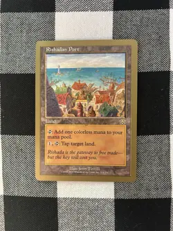 Magic The Gathering Rishadan Port Gold Border World Championship Brussels 2000 - Image 1