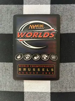 Magic The Gathering Rishadan Port Gold Border World Championship Brussels 2000 - Image 2