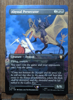 MTG🎇 - Abyssal Persecutor THE LORD OF THE RINGS Hildebrandt Ill - Pack FRESH ❤ - Image 1