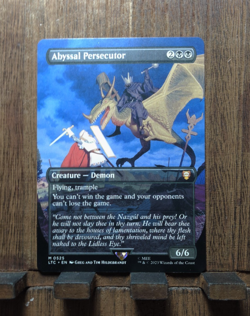 MTG🎇 - Abyssal Persecutor THE LORD OF THE RINGS Hildebrandt Ill - Pack FRESH ❤ - Image 2